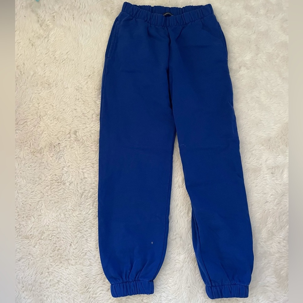 brandy melville sweatpants electric blue